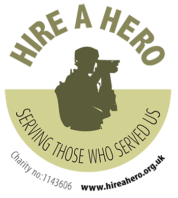 Hire a hero logo